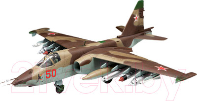 Сборная модель Звезда Советский штурмовик Су-25 1/48 / 4807