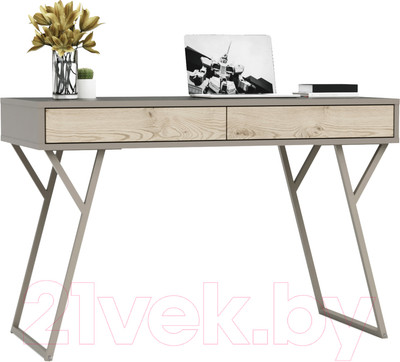 Письменный стол Crafto Лорд Лофт 03 120x60x78 (латте/каштан)