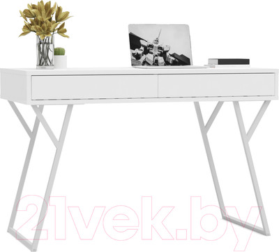 Письменный стол Crafto Лорд Лофт 04 120x60x78 (белый)