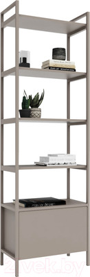 Стеллаж Crafto Бонд Мини Лофт 08 60x32x190 (латте)