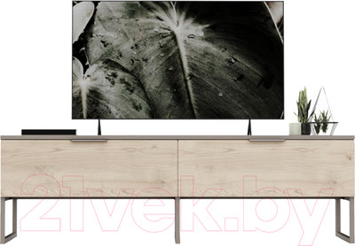 Тумба Crafto Рокки 06 150x38x47 (латте/каштан)