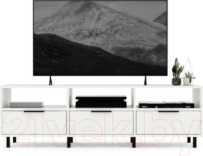 Тумба Crafto Агата 01 150x38x47 (белый)