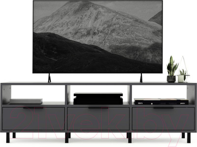 Тумба Crafto Агата 03 150x38x47 (графит)