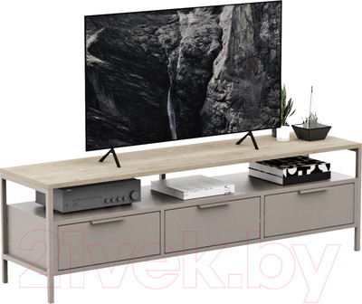 Тумба Crafto Фрида 05 154x40x47 (каштан/латте)