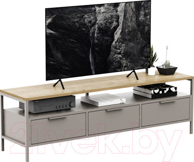 Тумба Crafto Фрида 06 154x40x47 (дуб/латте)