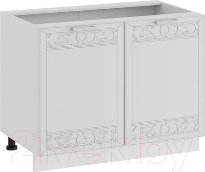 Шкаф-стол кухонный ТриЯ Долорес 1Н8  (белый/сноу)