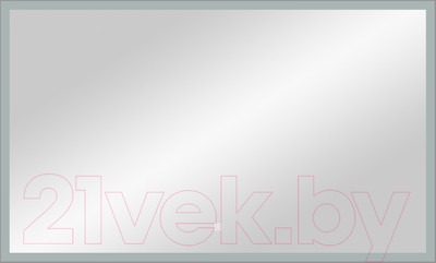 Зеркало Континент Frame Silver Led 100x70