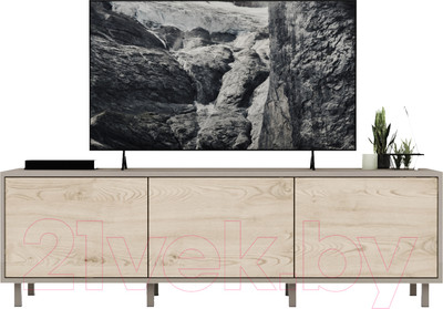 Тумба Crafto Анри 04 150x38x47 (латте/каштан)