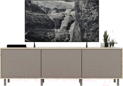 Тумба Crafto Анри 05 150x38x47 (каштан/латте)