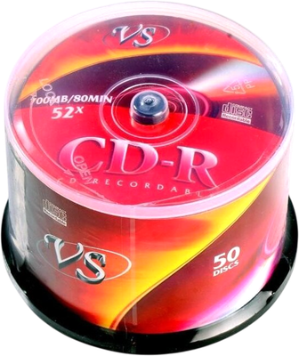 Набор дисков CD-R VS 700Мб  52x CB/50 CD-R/VS52CB/50
