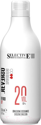 Эмульсия для окисления краски Selective Professional Reverso Oxy 6% 20vol / 89992 (1л)