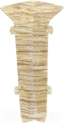 Уголок для плинтуса Winart Quadro 327 80мм Дуб Пальмира (2шт, внутренний, флоупак)