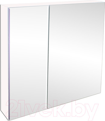 Шкаф с зеркалом для ванной Аква Симпл ШНС-5.03.4.00.800