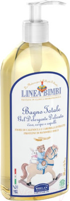 Шампунь-гель детский Helan Linea Bimbi Для волос и тела / 39B500 (500мл)