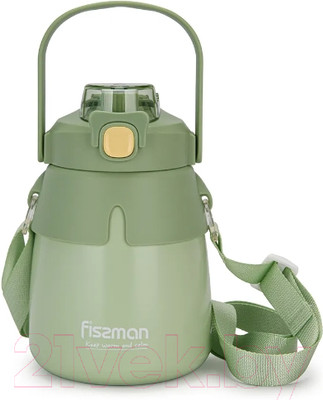 Термос для напитков Fissman 9863 (зеленый)