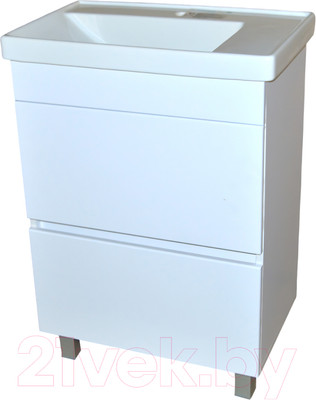 Тумба с умывальником Гамма 60.2 Кватро-8060 (4812044014549)