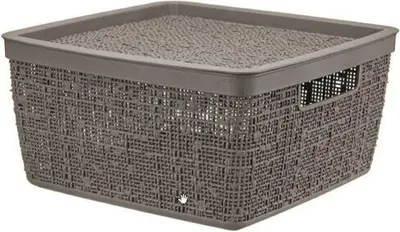 Контейнер для хранения Idea Бязь / М2326 (французcкий серый)