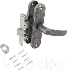 Ручка дверная Зенит ЗЩ3.08 (серебристый)
