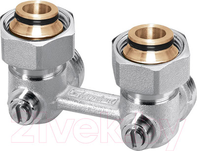 Узел подключения для радиатора Simplex E2/50 угловой 3/4"BPx3/4"НР / 10017 (Standart Line, нижний)