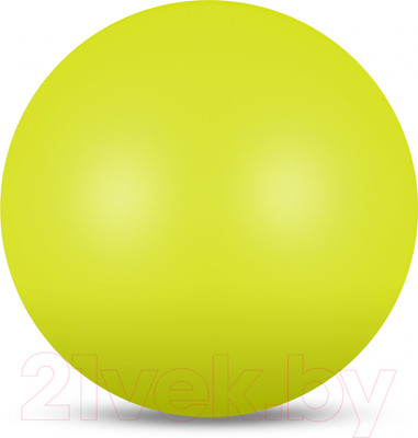 Мяч для художественной гимнастики Indigo Sport IN329 (лимонный)