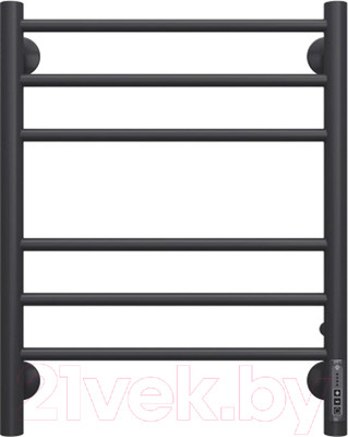 Полотенцесушитель электрический Terminus Аврора П6 450x600 (КС 9005 матовый)