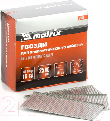 Гвозди для степлера Matrix 57609