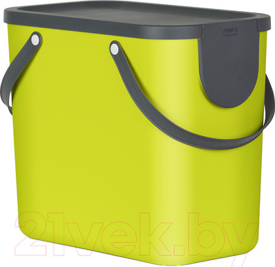 Контейнер для мусора Rotho Albula / 1024905070 (25л, лайм)