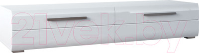 Тумба Bravo Мебель Домино ТВ 1800 (белый/белый глянец)
