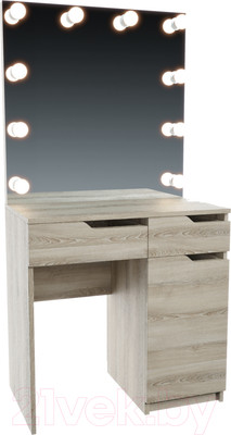 Туалетный столик с зеркалом Мир Мебели С подсветкой 23 ZS
