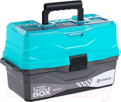 Ящик рыболовный Nisus Tackle Box / 4896997 (бирюзовый)