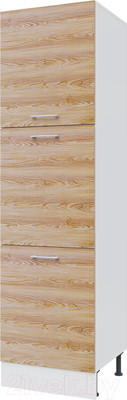 Шкаф-пенал кухонный Горизонт Мебель Оптима 45 (сосна бран)