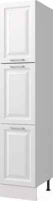 Шкаф-пенал кухонный Горизонт Мебель Классик 45 (белый эмалит)