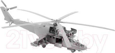 Сборная модель Звезда Советский ударный вертолет Ми-24А / 7273