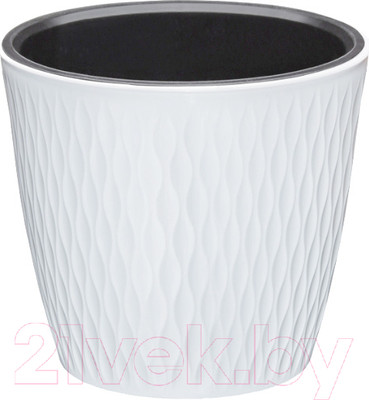 Кашпо Эльфпласт Kerama / EP582 (1.1л, белый)