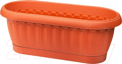 Кашпо Эльфпласт Флавия №1 с поддоном / EP271 (терракот)