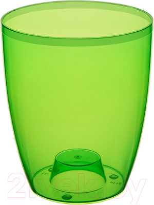 Кашпо Эльфпласт для орхидей №1 / EP273 (1.1л, зеленый)