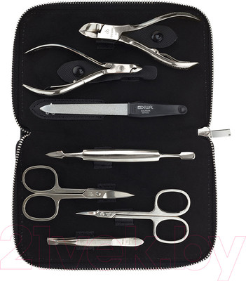 Набор для маникюра Dewal 904BLACK (черный)