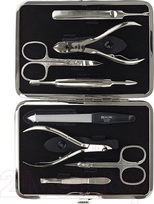 Набор для маникюра Dewal 906BLACK (черный)