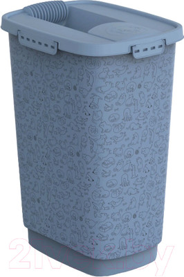 Емкость для хранения корма Rotho Cody Cat & Dog / 4001910887 (голубой)