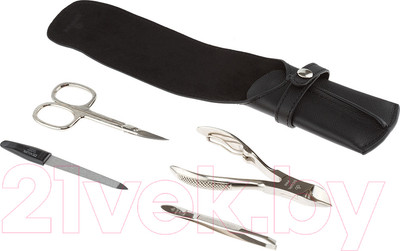 Набор для маникюра Dewal 901BLACK (черный)