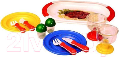 Набор игрушечной посуды Spielstabil Сытный обед / 3092