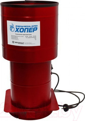 Измельчитель зерна электрический Хопер 400 Круглый / 00-00000183