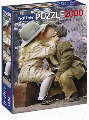 Пазл Hatber Premium Первая любовь / 2000ПЗ1_21002 (2000эл)