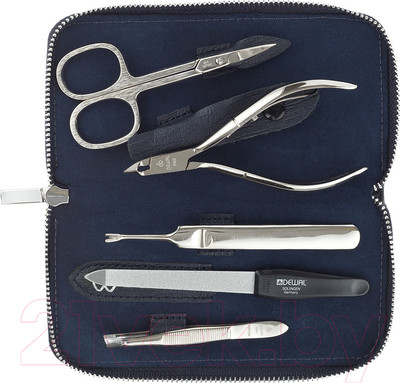 Набор для маникюра Dewal 902BLUE (синий)