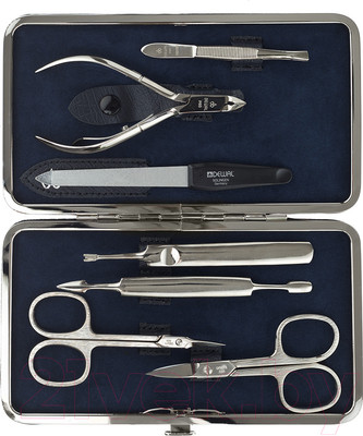 Набор для маникюра Dewal 905BLUE (синий)