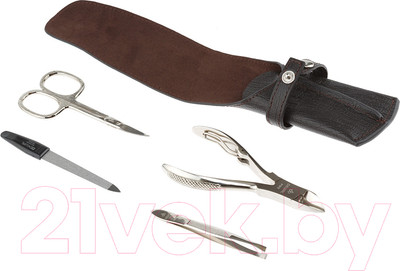 Набор для маникюра Dewal 901BROWN  (коричневый)