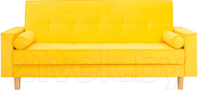 Диван KRONES Тесей мод. 3 (велюр желтый)