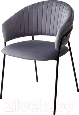 Стул M-City Гемма / 688M04307 (H-14 серый/черный)