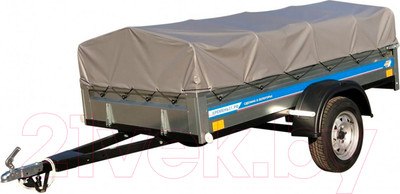 Прицеп для автомобиля Кремень Стандарт 2.5х1.3 (31см борт, тент 30см)