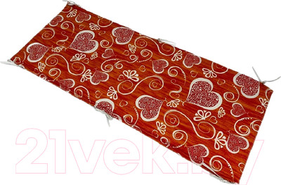 Матрас для садовой мебели Nadzejka Амур-2 / PS.Am/120-2 (оранжевый темный)